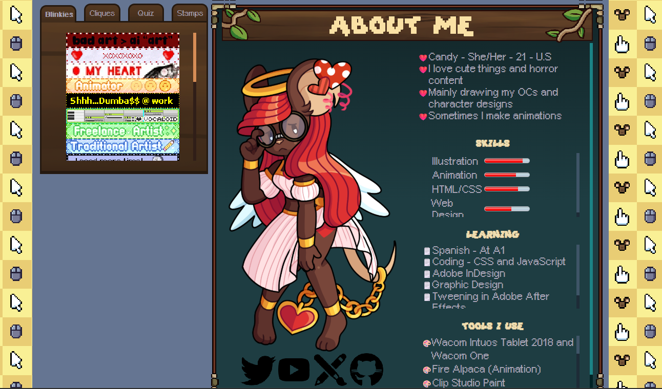 Finished tab CSS, might add something at the bottom later.